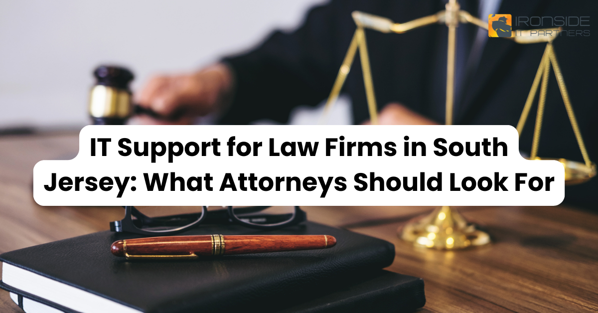 IT Support for Law Firms in South Jersey: What Attorneys Should Look For